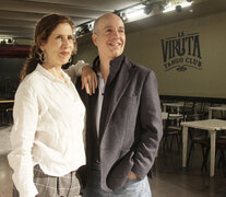 Cecilia Troncoso y Horacio &amp;quot;Pebete&amp;quot; Godoy, creadores de La Viruta. (Fuente: Jorge Larrosa) (Fuente: Jorge Larrosa) (Fuente: Jorge Larrosa)