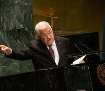 Mahmud Abbas,  presidente de la Autoridad Palestina, en la ONU. (Fuente: AFP) (Fuente: AFP) (Fuente: AFP)