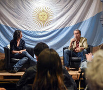 Carlos del Frade y Mercedes Meier lanzaron un ciclo de encuentros. 