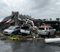 Muchas zonas del sureste de Estados Unidos, incluidos el oeste de Carolina del Norte y Tennessee, se han visto afectadas por las fuertes lluvias y el viento provocados por la tormenta (Fuente: EFE) (Fuente: EFE) (Fuente: EFE)