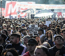 Miles de personas se acercaron al Congreso en la Segunda Marcha Federal. (Fuente: Guadalupe Lombardo) (Fuente: Guadalupe Lombardo) (Fuente: Guadalupe Lombardo)