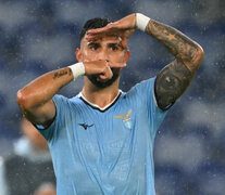 Valentín Castellanos celebra el primero de sus golazos en el éxito de Lazio (Fuente: AFP) (Fuente: AFP) (Fuente: AFP)