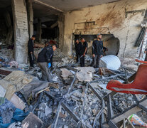 Un edificio en ruinas tras el bombardeo en Tulkarem. (Fuente: AFP) (Fuente: AFP) (Fuente: AFP)