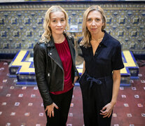 Stina Jackson y Helene Flood, escritoras catalogadas dentro de la corriente del “noir nórdico” . (Fuente: Sol Avena) (Fuente: Sol Avena) (Fuente: Sol Avena)