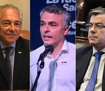 Barletta (UCR), Paulón (PS) y Martínez (PJ) ratificaron el rechazo al veto de Milei. (Fuente: Imagen web) (Fuente: Imagen web) (Fuente: Imagen web)