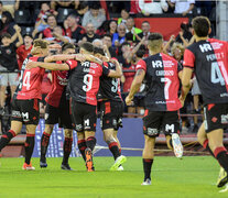 El agónico festejo de Newell&amp;#39;s en el Parque