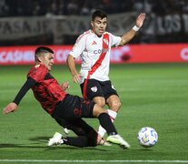 Marcos Acuña, convocado para la Selección, salió por precaución. (Fuente: NA) (Fuente: NA) (Fuente: NA)