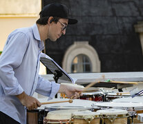 Bruno Lo Bianco, percusionista y director musical de Tambor Fantasma. (Fuente: Prensa) (Fuente: Prensa) (Fuente: Prensa)