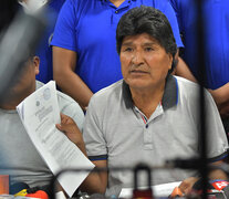 Rueda de prensa de Evo Morales en Cochabamba. (Fuente: EFE) (Fuente: EFE) (Fuente: EFE)