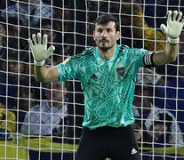 Javier García, arquero suplente de Boca. (Fuente: Fotobaires) (Fuente: Fotobaires) (Fuente: Fotobaires)