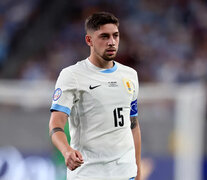 Federico Valverde, referente de la Celeste. (Fuente: AFP) (Fuente: AFP) (Fuente: AFP)