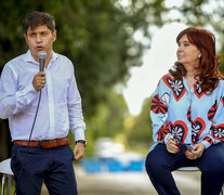 El gobernador Axel Kicillof y la expresidenta Cristina Fernández de Kirchner. (Fuente: NA) (Fuente: NA) (Fuente: NA)