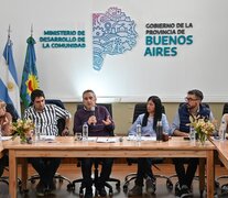 El ministro Andrés Larroque en la presentación de la nueva estructura. (Fuente: Archivo) (Fuente: Archivo) (Fuente: Archivo)