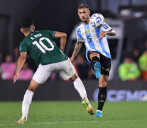 Paredes ingresó en el segundo tiempo ante Bolivia (Fuente: AFP) (Fuente: AFP) (Fuente: AFP)