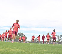 River se entrenó en el predio de Ezeiza (Fuente: Prensa) (Fuente: Prensa) (Fuente: Prensa)