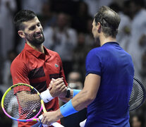 El saludo de Djokovic con Nadal (Fuente: EFE) (Fuente: EFE) (Fuente: EFE)