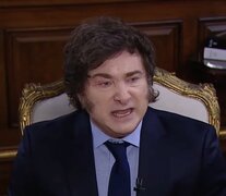 Javier Milei lleva su lenguaje violento al exgtremo. (Fuente: Capturas de video) (Fuente: Capturas de video) (Fuente: Capturas de video)