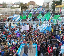 El cierre de Alicia Kirchner, que busca la reelección este domingo.