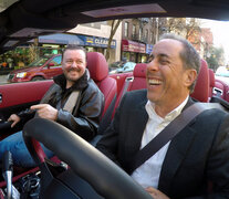 Ricky Gervais y Jerry Seinfeld en Comedians in Cars Getting Coffee.