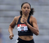 La atleta olímpica Allyson Felix. (Fuente: AFP) (Fuente: AFP) (Fuente: AFP)