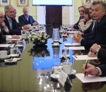 Macri reunió a su gabinete a media mañana. (Fuente: Presidencia) (Fuente: Presidencia) (Fuente: Presidencia)