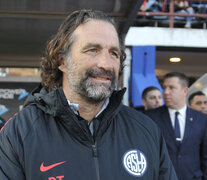 Juan Antonio Pizzi, DT de San Lorenzo. (Fuente: Julio Martín Mancini) (Fuente: Julio Martín Mancini) (Fuente: Julio Martín Mancini)