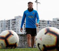 Mauro Zárate, se lesionó en miércoles en la altura de Quito. (Fuente: Prensa Boca Juniors) (Fuente: Prensa Boca Juniors) (Fuente: Prensa Boca Juniors)