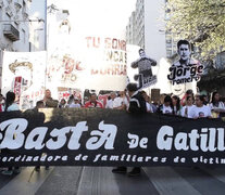 Este lunes se realizará la marcha contra el gatillo fácil en La Plata, a las 17.