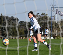 Agustina Barroso, una fija en la defensa de la Selección. (Fuente: Foto Prensa AFA) (Fuente: Foto Prensa AFA) (Fuente: Foto Prensa AFA)