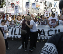 Los manifestantes marcharon desde Congreso hasta Plaza de Mayo. (Fuente: Leandro Teysseire) (Fuente: Leandro Teysseire) (Fuente: Leandro Teysseire)