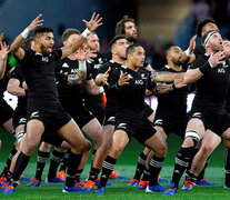 Los All Blacks y su famoso haka maorí. (Fuente: AFP) (Fuente: AFP) (Fuente: AFP)