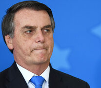 Bolsonaro se muerde los labios pero no se queda callado. (Fuente: AFP) (Fuente: AFP) (Fuente: AFP)