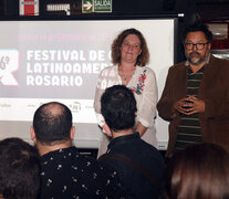 Guillermo Ríos y Valeria Boggino, en el anuncio del festival. (Fuente: Sebastián Granata) (Fuente: Sebastián Granata) (Fuente: Sebastián Granata)