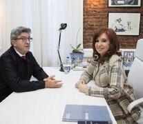 Mélenchon junto a CFK.  (Fuente: Twitter Jean-Luc Mélenchon) (Fuente: Twitter Jean-Luc Mélenchon) (Fuente: Twitter Jean-Luc Mélenchon)