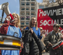 Los movimientos sociales le reclaman al Gobierno que declare la emergencia alimentaria. (Fuente: Adrián Pérez) (Fuente: Adrián Pérez) (Fuente: Adrián Pérez)