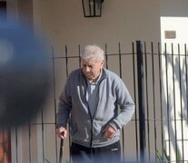 Argentino Balquinta paseando por Olavarría hace pocos días.