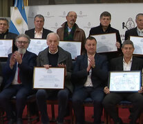 Menotti junto al plantel campeón de 1979.