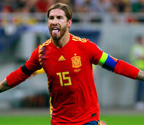 Sergio Ramos celebra el primero de España. (Fuente: EFE) (Fuente: EFE) (Fuente: EFE)