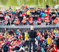 La Orquesta Escuela de Berisso tiene más de 600 alumnos. 