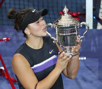 Bianca Andreescu, de 19 años, campeona en el US Open.