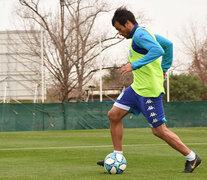 Darío Cvitanich viene de marcar ante Godoy Cruz. (Fuente: Racing) (Fuente: Racing) (Fuente: Racing)