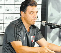 Marcelo Gallardo, DT de River. (Fuente: NA) (Fuente: NA) (Fuente: NA)