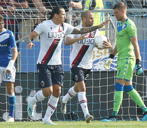 Palacio, autor del segundo gol de Bologna. (Fuente: EFE) (Fuente: EFE) (Fuente: EFE)