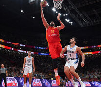 Marc Gasol, una de las claves de España en la pintura. (Fuente: AFP) (Fuente: AFP) (Fuente: AFP)