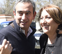 Mónica Fein y Pablo Javkin, en silenciosa disputa. (Fuente: Andres Macera) (Fuente: Andres Macera) (Fuente: Andres Macera)