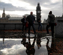 Vista del Parlamento británico poco después del falló que declaró ilegal su cierre, (Fuente: AFP) (Fuente: AFP) (Fuente: AFP)