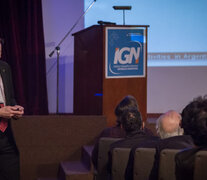 Sergio Cimbaro, agrimensor, presidente del Instituto Geográfico Nacional.