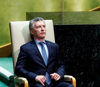 Macri, en la ONU, minutos antes de dar su discurso. (Fuente: EFE) (Fuente: EFE) (Fuente: EFE)