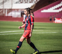 Maca Sánchez gritó dos goles en el 3-1 de San Lorenzo ante Lanús.