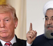 Trump y Rohani protagonizan una escalada que tensó al máximo la relación bilateral. (Fuente: AFP) (Fuente: AFP) (Fuente: AFP)